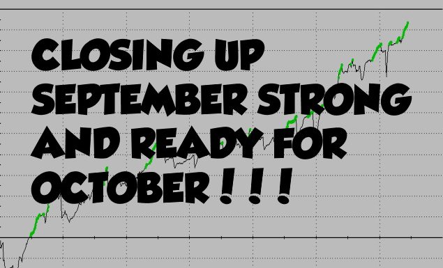 Finishing September in Good Shape