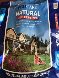 Using a Natural Fertilizer to get things Started